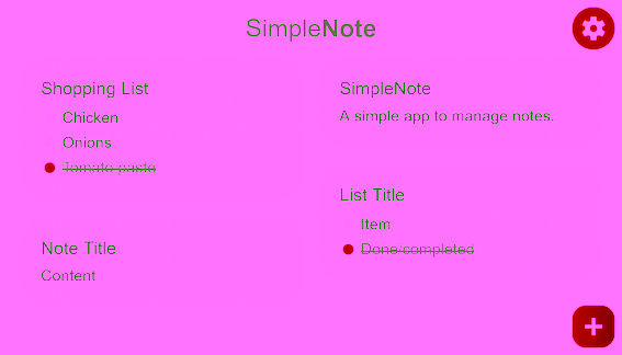 Simplenote: captura de pantalla 1